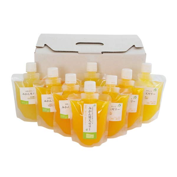 ミヤモトオレンジガーデン みかん寒天ゼリー オールスター食べくらべセット【夏の贈りもの・お中元】　商品画像1