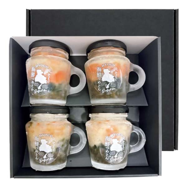 TRYASU ひょうご海鮮つめとん瓶【冬の贈りもの・お歳暮】[4個]　商品画像1