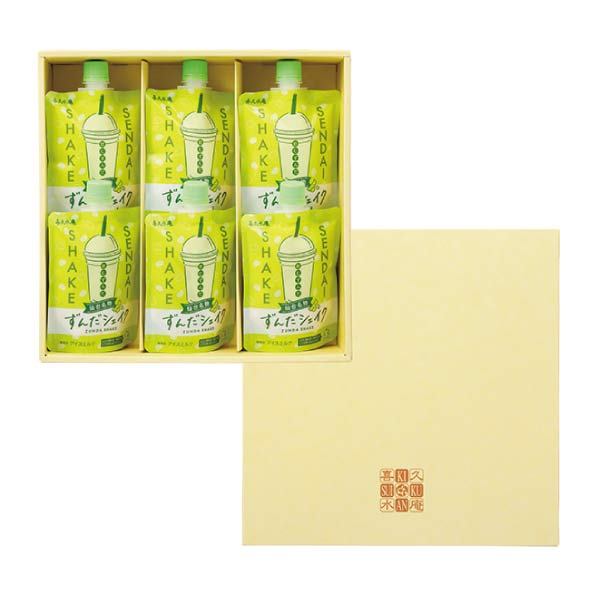 お茶の井ヶ田 ずんだシェイク6個入【夏の贈りもの・お中元】　商品画像1