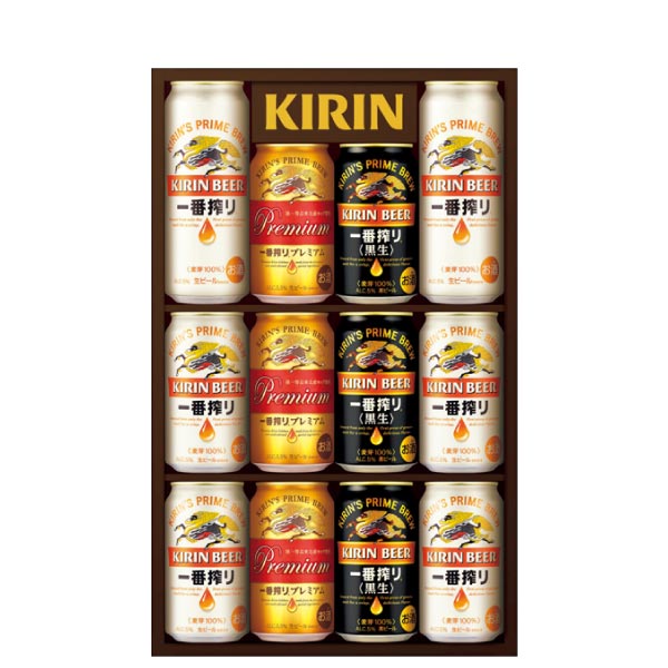 キリンビール 一番搾り3種飲みくらべセット【夏ギフト・お中元】[K-IPF3]　商品画像1