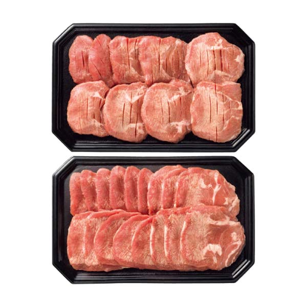 仔牛のたん厚切り・薄切りセット【冬の贈りもの・お歳暮】　商品画像1