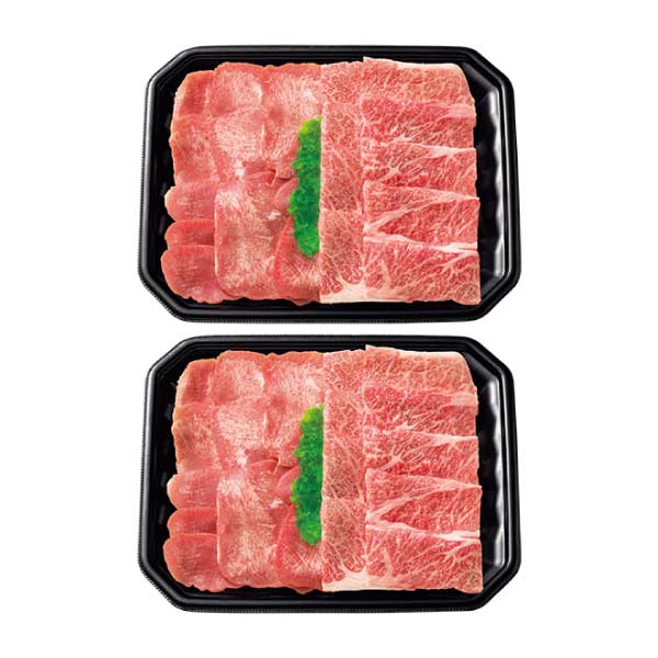 国産黒毛和牛ばら焼肉用・牛たんセット【夏の贈りもの・お中元】　商品画像1