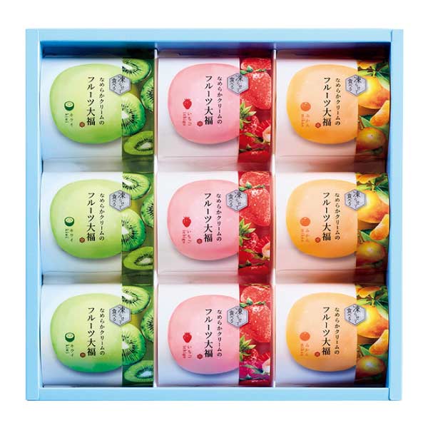 ひととえ 凍らせて食べるなめらかクリームのフルーツ大福【夏の贈りもの・お中元】[DFA-30]　商品画像1