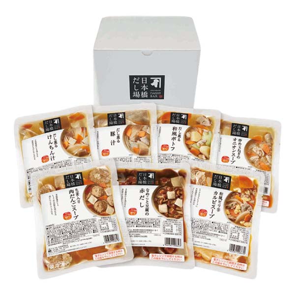にんべん 日本橋だし場 だしスープ詰合せ【冬の贈りもの・お歳暮】[DBG50R]　商品画像1