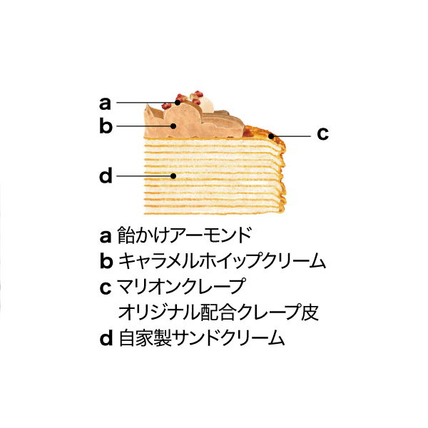 マリオンクレープ クリスマスミルクレープ【イオンのクリスマス】 商品画像1