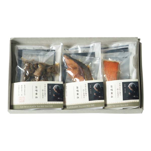 山城物産 宇治和束園 旨み重ね 3食セット【冬の贈りもの・お歳暮】　商品画像1