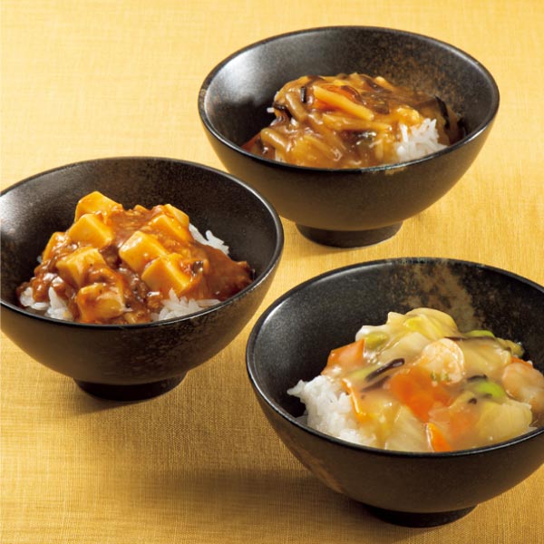 お手軽中華ミニ丼3種12食セット【冬ギフト・お歳暮】[YM-42]　商品画像1