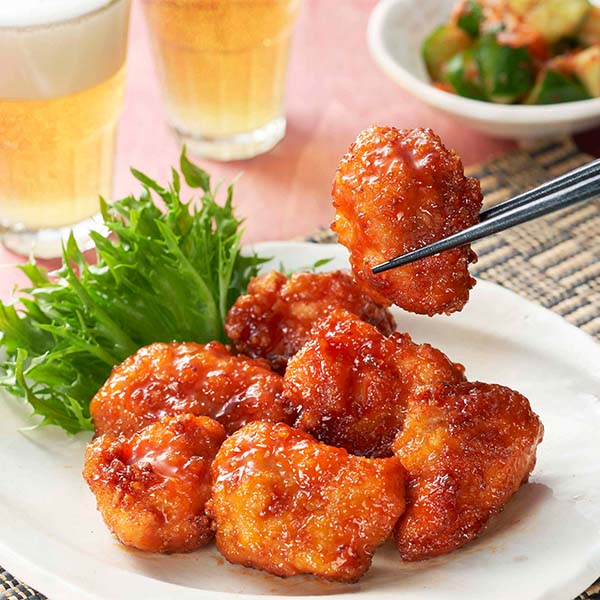 ヨコオフーズ みつせ鶏やみつきヤンニョムチキン 170g×4袋【おいしいお取り寄せ】　商品画像1