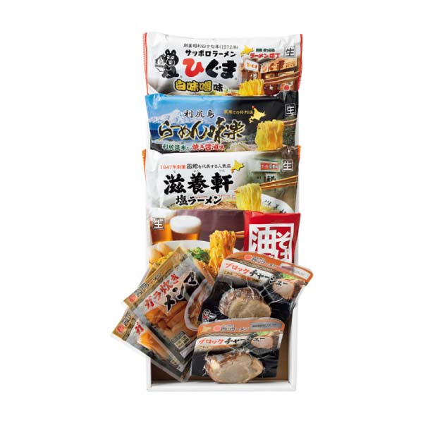 西山製麺 北海道人気店8食ギフト【冬の贈りもの・お歳暮】[HNT8]　商品画像1