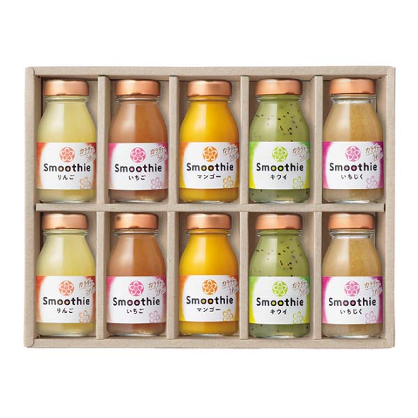 ふみこ農園 フルーツスムージー10本セット【夏の贈りもの・お中元】[FS-10]　商品画像1