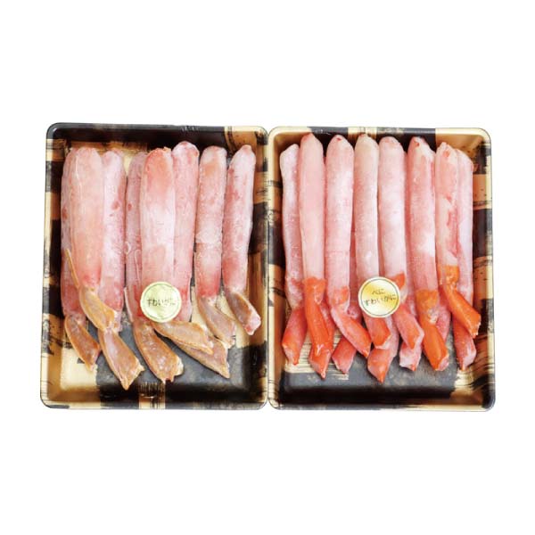 生ずわいがに紅ずわいがにしゃぶしゃぶ用セット(250g+250g)【冬の贈りもの・お歳暮】 商品画像1