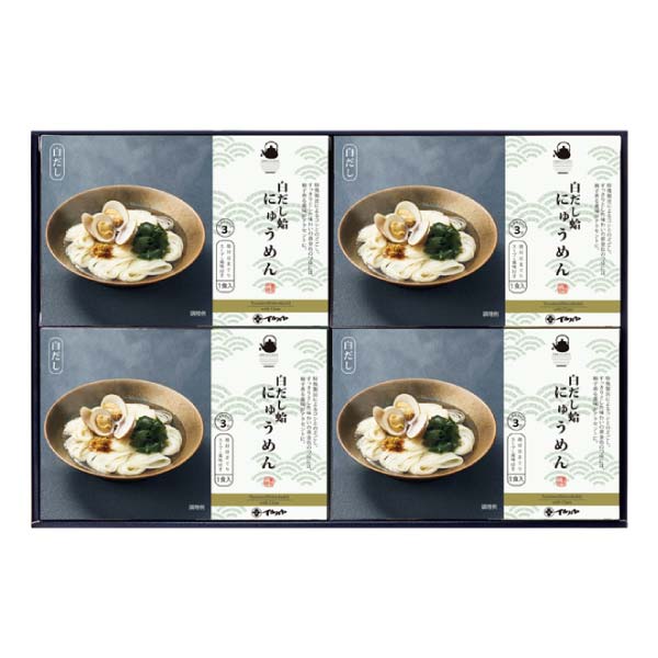 イケガヤ お湯をかけるだけ・白だし蛤にゅうめん【冬の贈りもの・お歳暮】[NY-4]　商品画像1