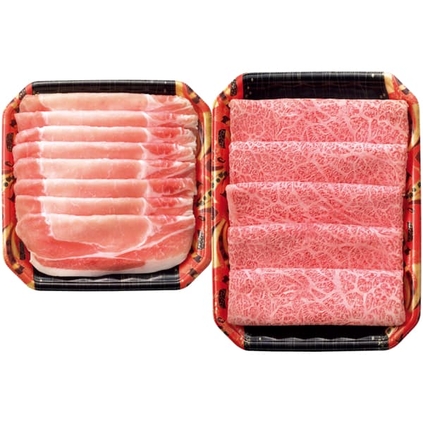 しまね和牛・島根県産豚肉うすぎりセット【冬の贈りもの・お歳暮】　商品画像1