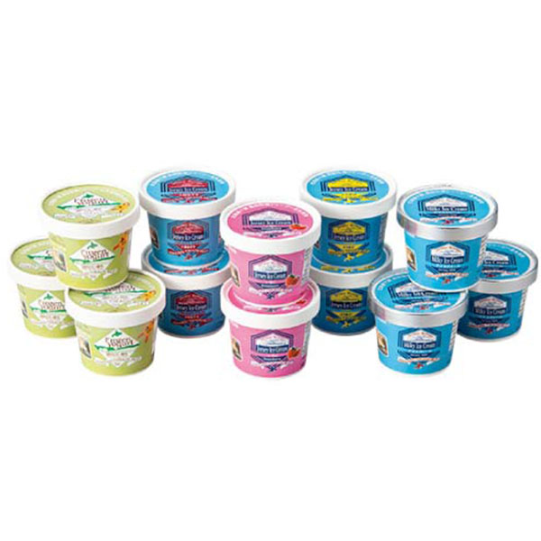 ジャージーブラウン 十勝ジャージーアイスクリームバラエティ12個【夏の贈りもの・お中元】[JB-FM12]　商品画像1