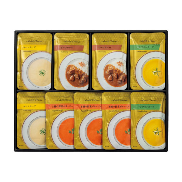 ホテルオークラ レトルトスープ＆カレー詰合せ【夏の贈りもの