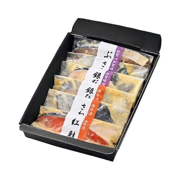 輪島 西脇水産 加賀味噌漬と西京漬 6種6枚【冬の贈りもの・お歳暮】 商品画像1