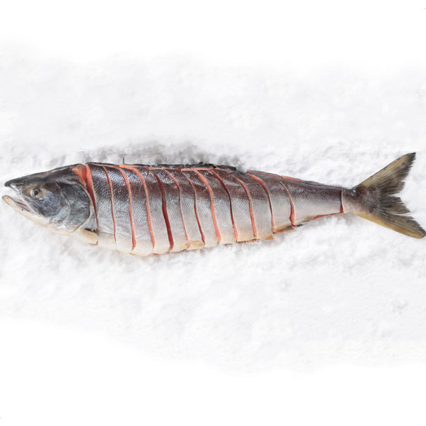 NSニッセイ 北海道認証 14日間熟成新巻鮭　姿切身【おいしいお取り寄せ】　商品画像1