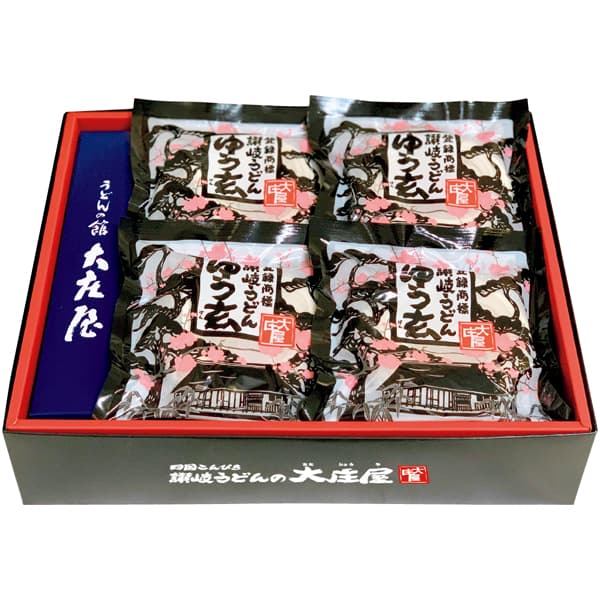 大庄屋 半生讃岐うどん「ゆう玄」【冬の贈りもの・お歳暮】[YG8-BNT]　商品画像1