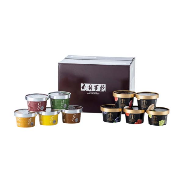 花園万頭 銀座千疋屋×花園万頭 冬のアイスセレクション【冬の贈りもの・お歳暮】[HM-090]　商品画像1