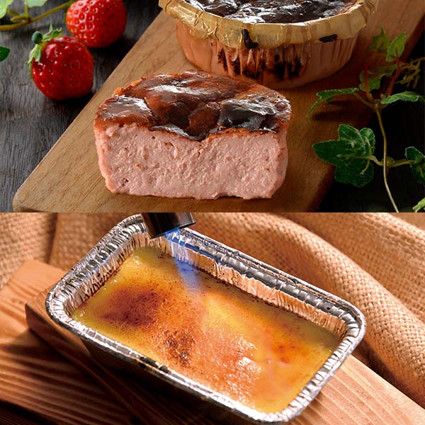 みれい菓 苺のバスクチーズケーキと札幌カタラーナセット【おいしいお取り寄せ】　商品画像1