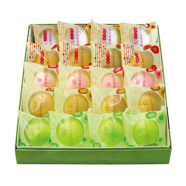 あづみの茶胡蝶庵 とろける生大福5種20個入【夏の贈りもの・お中元】　商品画像1