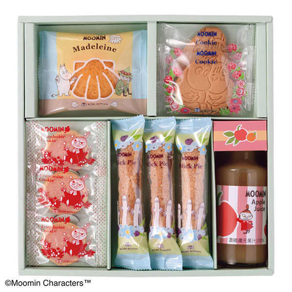 ムーミン ジュース＆スイーツセット[MS-15N]【年間ギフト】　商品画像1