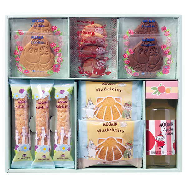 ムーミン ジュース＆スイーツセット[MS-20R]【年間ギフト】　商品画像1