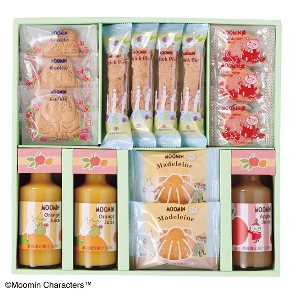 ムーミン ジュース＆スイーツセット[MS-30N]【年間ギフト】　商品画像1