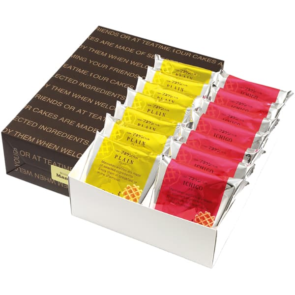 マネケン ワッフル詰合せ14個入り【冬の贈りもの・お歳暮】[14-PIG]　商品画像1