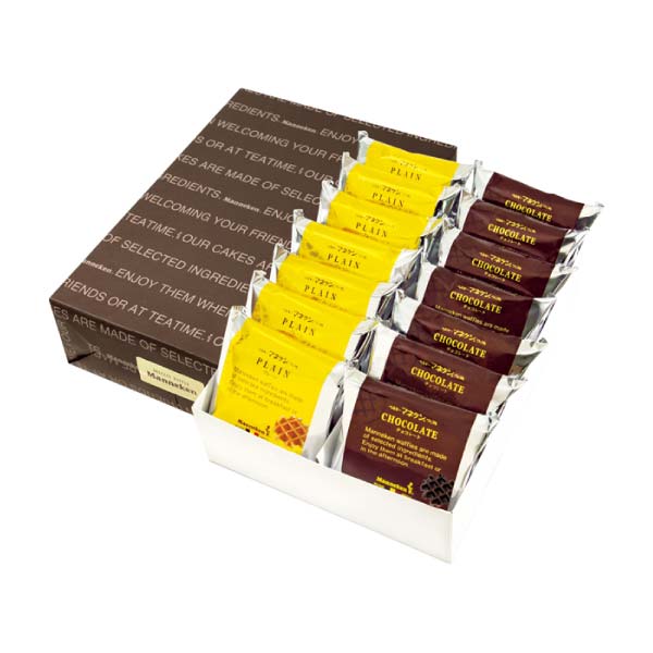 マネケン ベルギーワッフル詰合せ14個入【冬の贈りもの・お歳暮】[14-PChG]　商品画像1