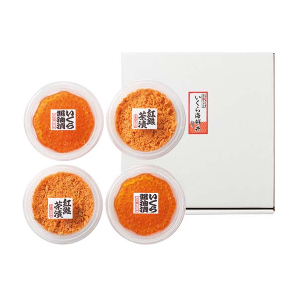 釧路おが和 紅鮭といくらの親子丼セット【冬の贈りもの・お歳暮】　商品画像1