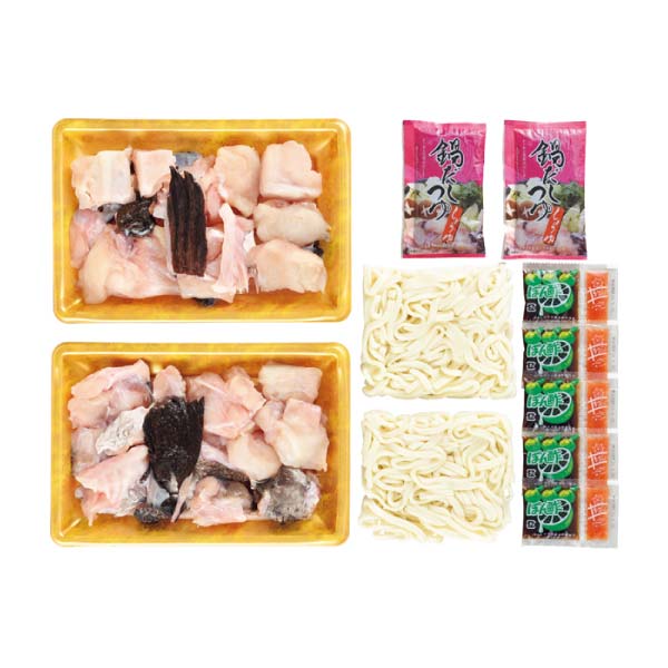 ヤマモ水産 山口県産あんこう鍋セット(うどん付)【冬の贈りもの・お歳暮】[AN03]　商品画像1