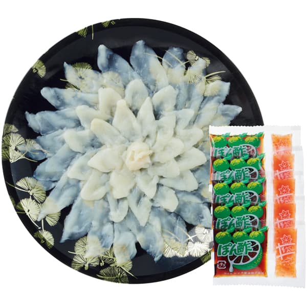 ヤマモ水産 国産真ふぐ刺身満足セット(4〜5人前)【冬の贈りもの・お歳暮】　商品画像1