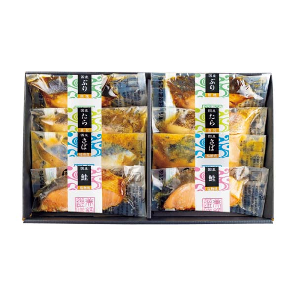 丸市食品 レンジで簡単 国産煮魚・焼魚詰合せ【冬の贈りもの・お歳暮】[KN-40]　商品画像1