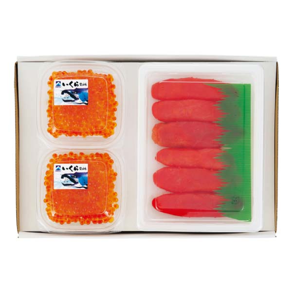 カネサン佐藤水産 北海道産 鮭いくら・たらこセット【冬の贈りもの・お歳暮】　商品画像1