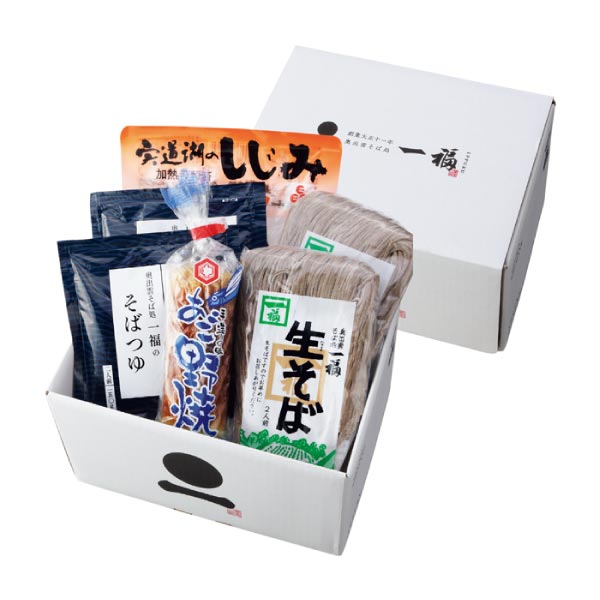 一福 出雲そば、しじみ、あご野焼き詰合せ【夏の贈りもの・お中元】　商品画像1