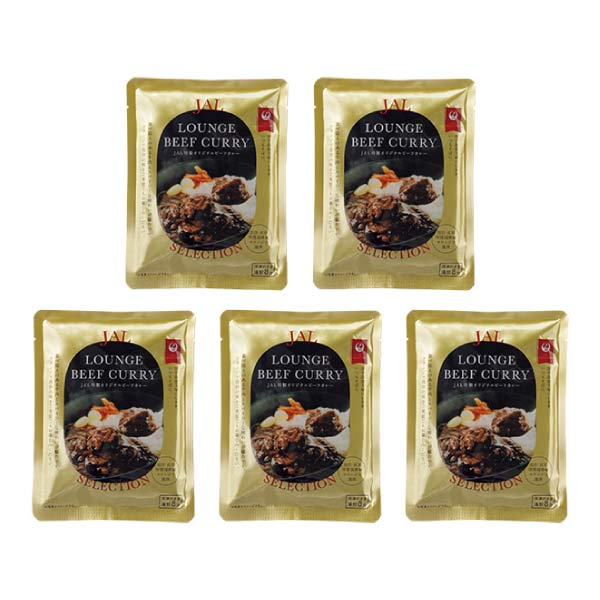 JAL特製 オリジナルビーフカレー 5食セット【夏の贈りもの・お中元】　商品画像1
