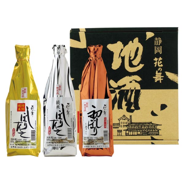 花の舞酒造 花の舞 新酒飲みくらべセット【冬ギフト・お歳暮】[JN-42]　商品画像1