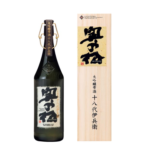 奥の松酒造 奥の松 大吟醸雫酒 十八代伊兵衛【冬ギフト・お歳暮】　商品画像1