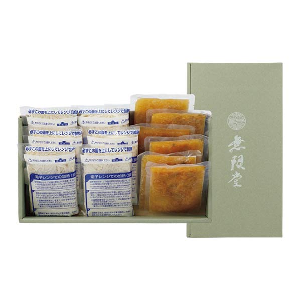 無限堂 稲庭素麺・比内地鶏だしつゆ付き【夏の贈りもの・お中元】[RB-S]　商品画像1