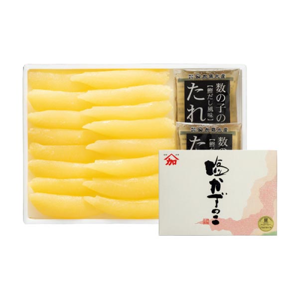 加藤水産 ヤマカ塩数の子 うす皮むき(たれ付き)【冬ギフト・お歳暮】　商品画像1