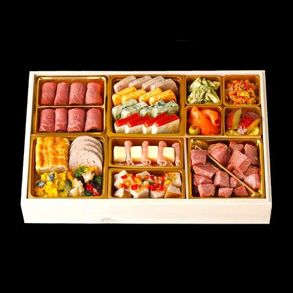 銀座ローマイヤ オードブル二段重【4人前・46品目】【イオンのおせち】　商品画像1