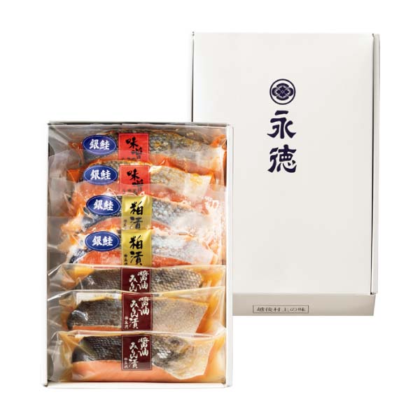 永徳 鮭彩菜セット【冬の贈りもの・お歳暮】[N-GZ2230(F)]　商品画像1