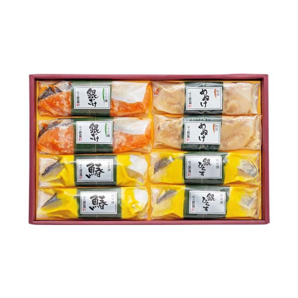 味の浜藤 笹巻漬魚 豊漁(4種8切)【冬の贈りもの・お歳暮】[KS50B]　商品画像1
