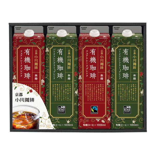 小川珈琲 京都 小川珈琲 有機珈琲リキッドギフト【夏の贈りもの・お中元】[AEQF-40]　商品画像1