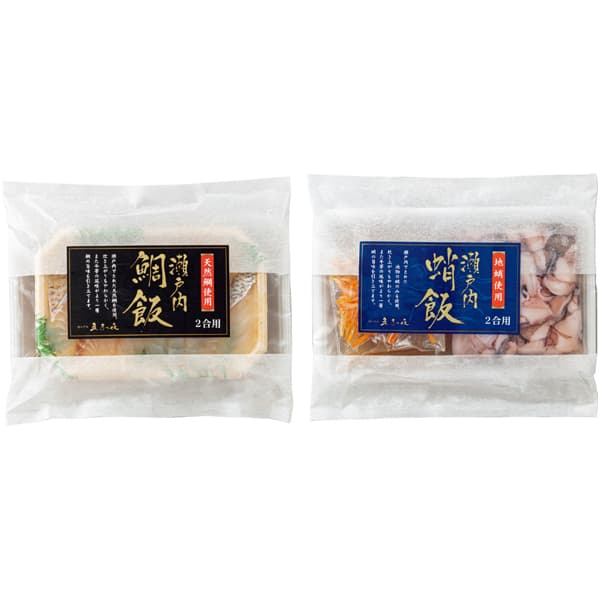 五色そうめん 鯛めしの素・蛸めしの素 セット【冬の贈りもの・お歳暮】[ST-M]　商品画像1