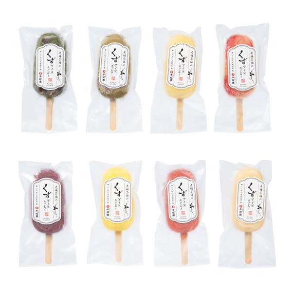 千紀園 くずアイスキャンデー8本セット【夏の贈りもの・お中元】[81081]　商品画像1
