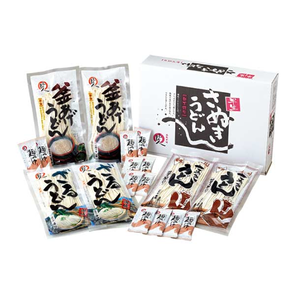 伝統の味 藤麺 包丁切りさぬき半生うどん詰合せ【夏の贈りもの・お中元】[MRW-30S]　商品画像1