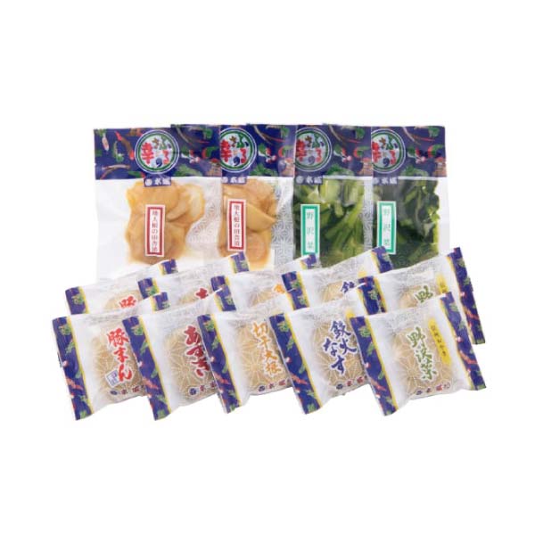 水城漬物工房 信州おやきと漬物詰合せ【冬の贈りもの・お歳暮】 商品画像1