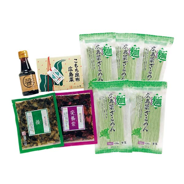 山豊 広島菜ざるめん詰合せ【夏の贈りもの・お中元】　商品画像1